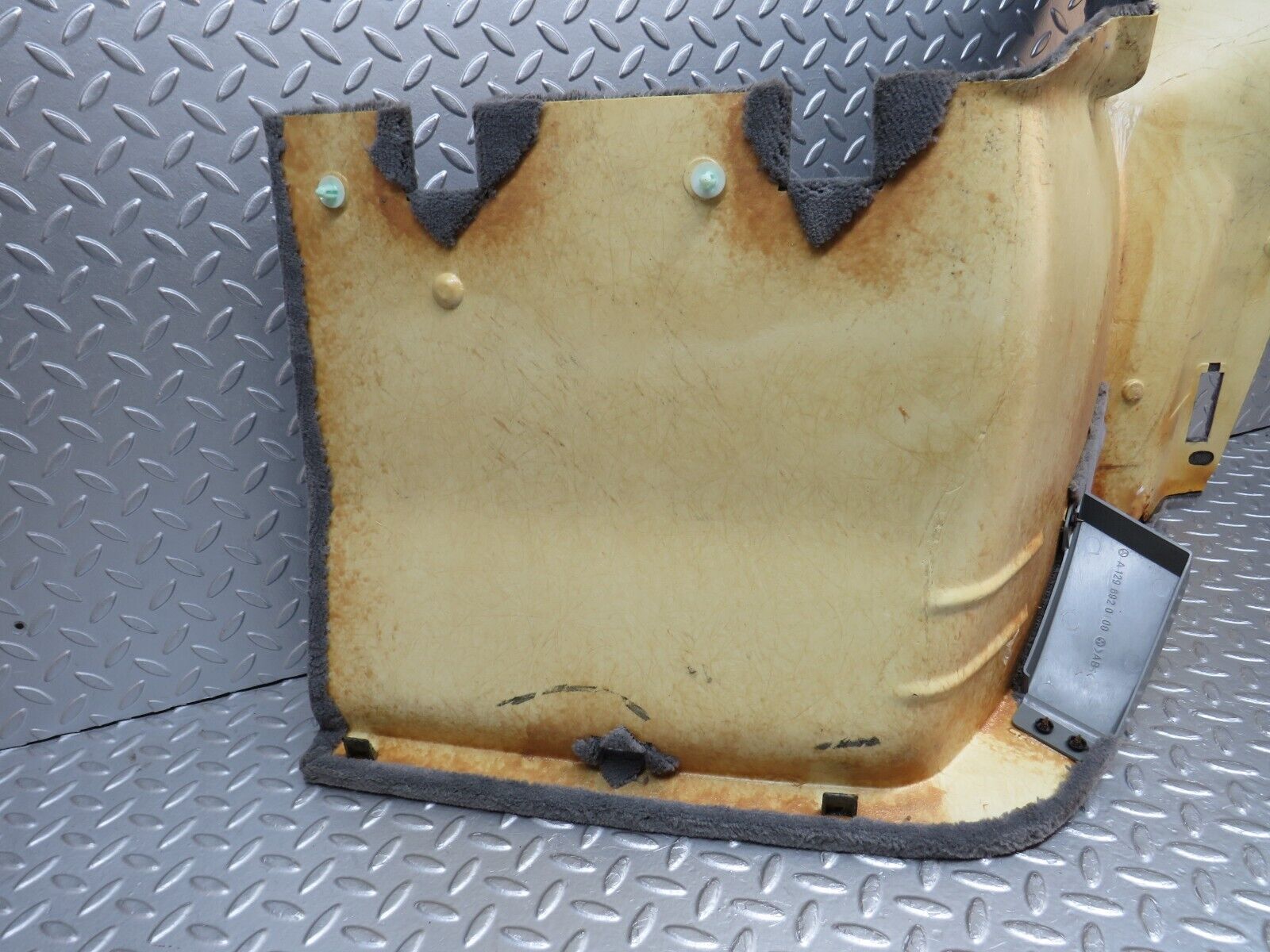 39523 Mercedes-Benz R129 320SL Coupe Rear Left Carpet Wall Grey 1296920100