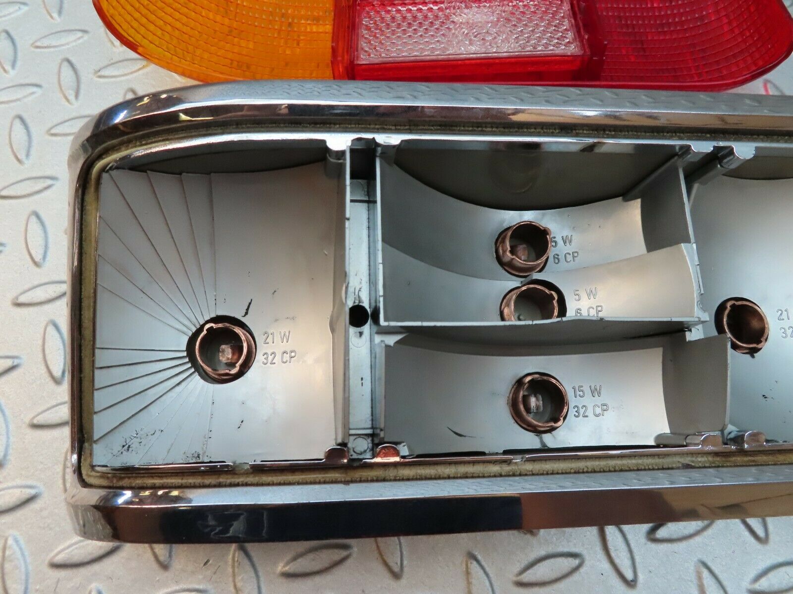 4593 Mercedes-Benz W114 280CE Coupe Rear Left Tail Light 1158202564