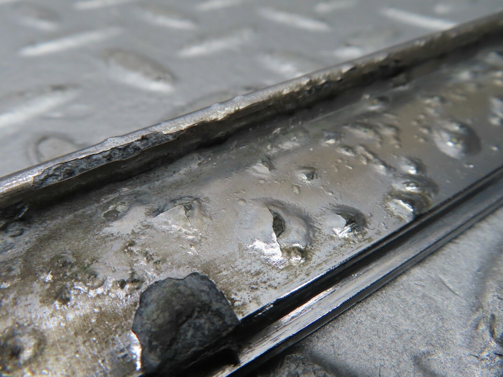 20345 Mercedes-Benz W114 280CE Coupe Trunk Lid Chrome Handle