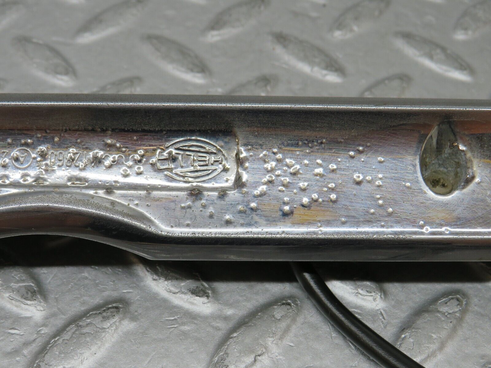 35829 Mercedes-Benz W108 number Plate Light Trunk Lid Chrome