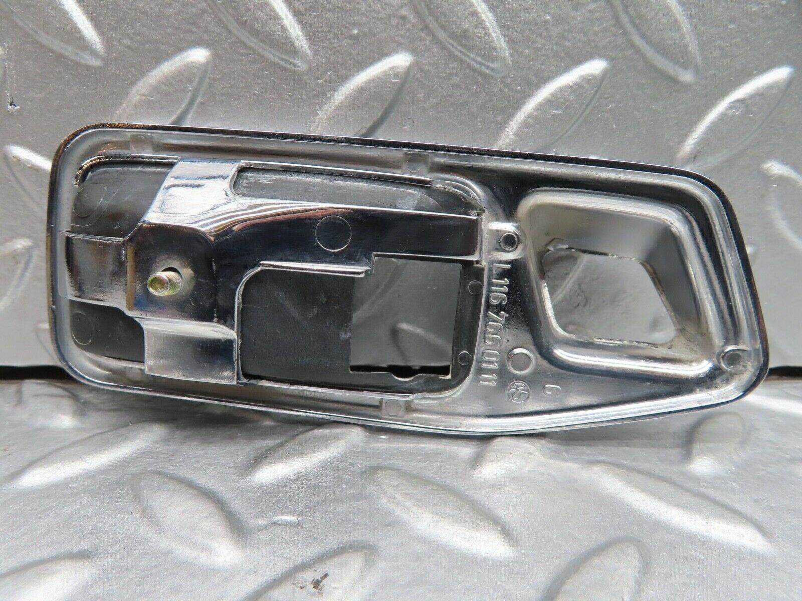 21079 Mercedes-Benz W123 230E Chrome Frame For Door Opener Left 1167660111