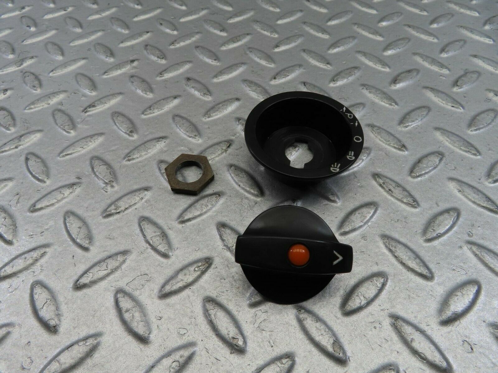 9655 Mercedes-Benz C123 280CE Coupe Headlight Switch Black Collar And Knob