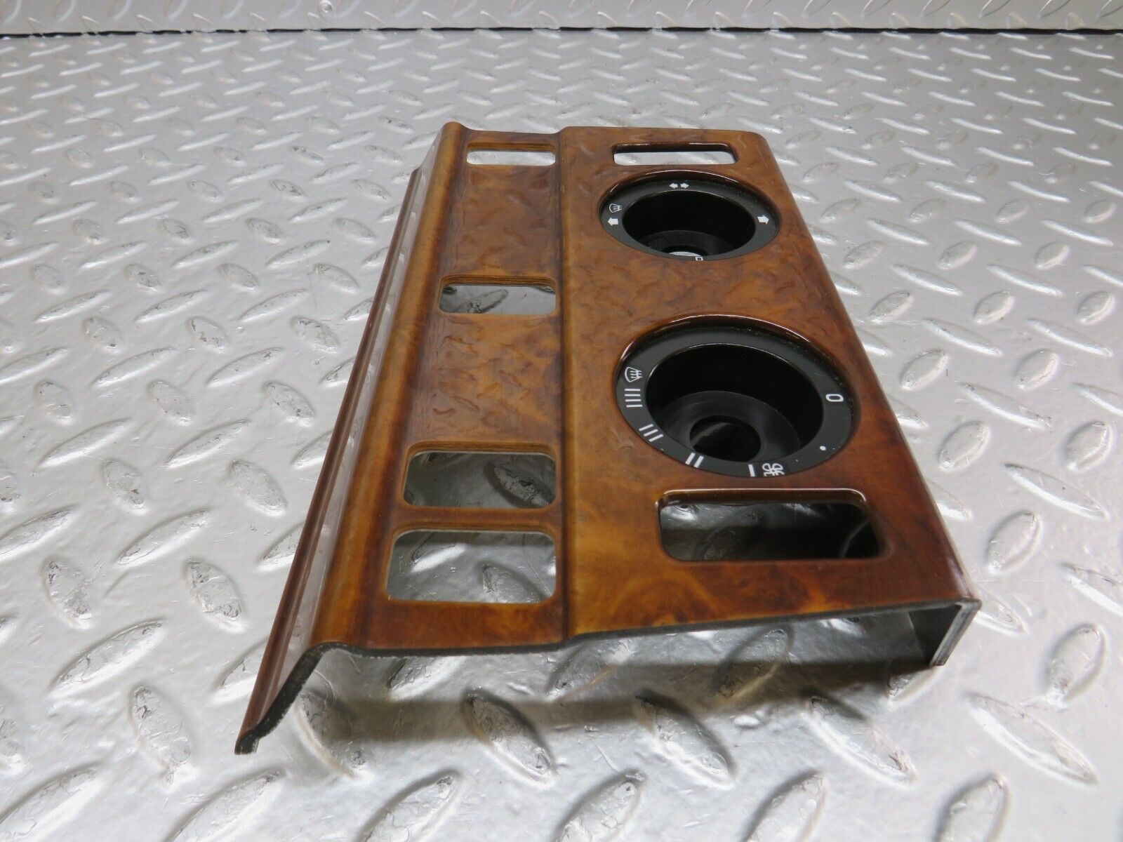 25657 Mercedes-Benz W124 280E Heater Control Panel Wood Trim 1246830275