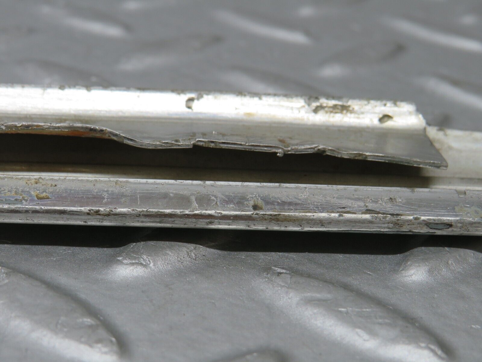 35801 Mercedes-Benz W108 Rear Left Door Chrome Moulding Trim