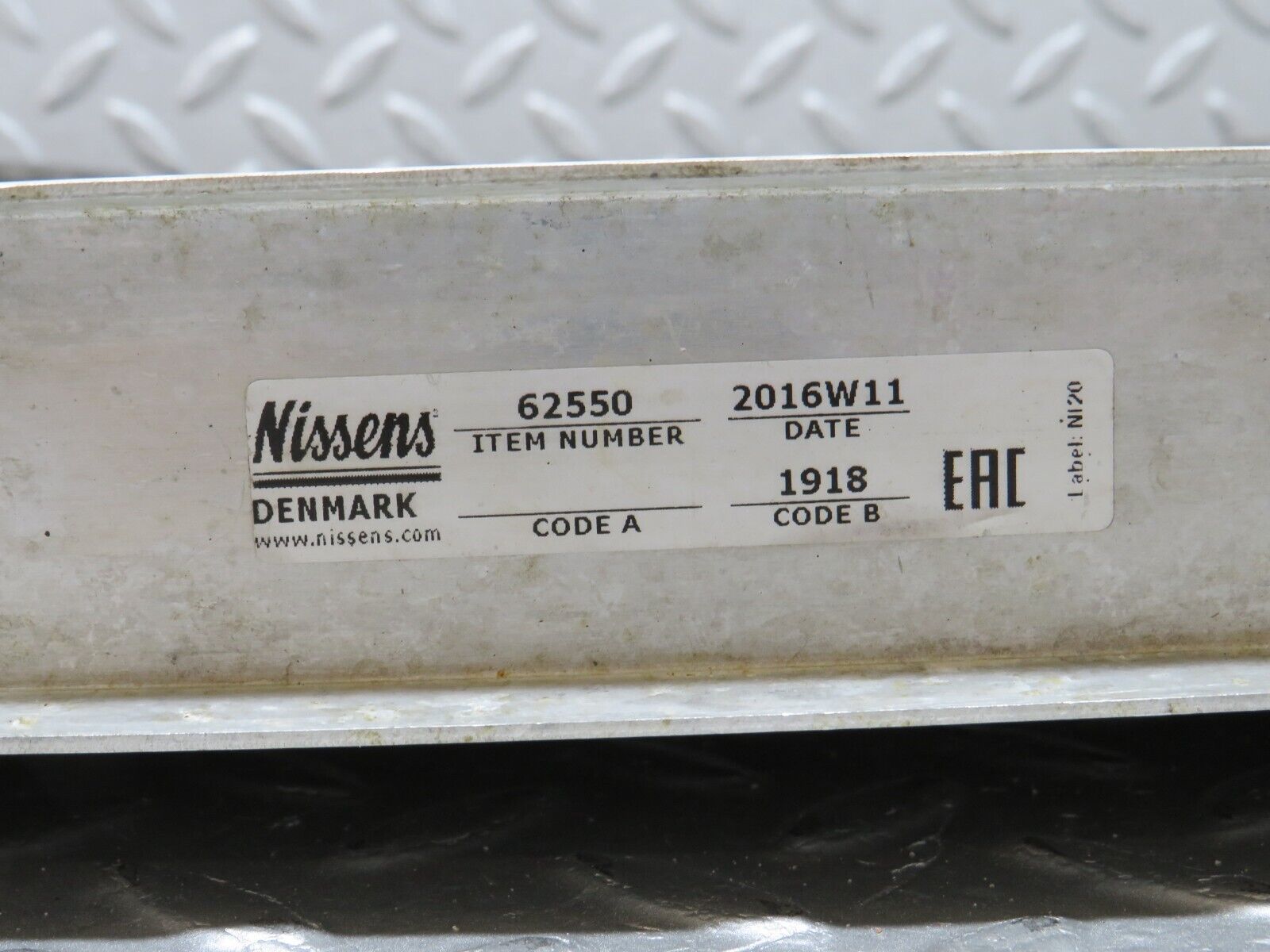 36658 Mercedes-Benz W201 190E 2.0L Coolant Radiator Nissens 62550