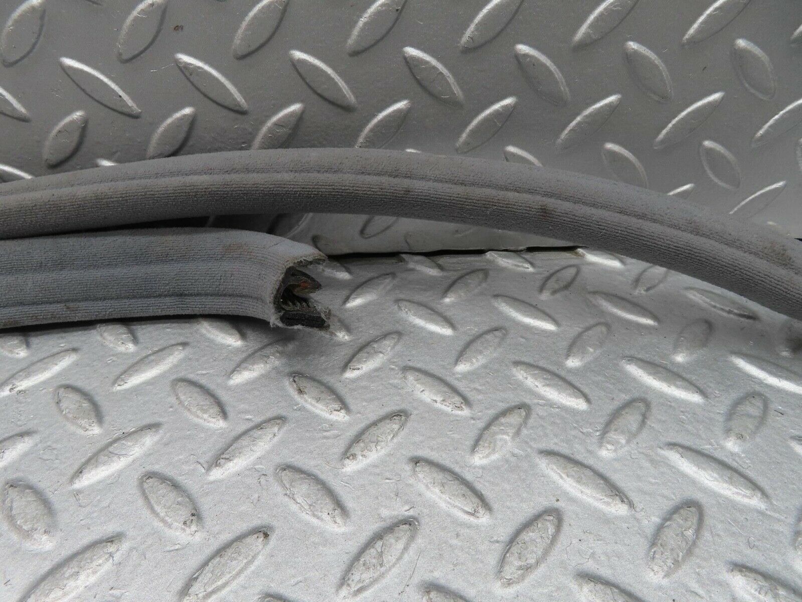 16373 Mercedes-Benz W124 260E Rear Left Cloth Covered Door Seal Grey