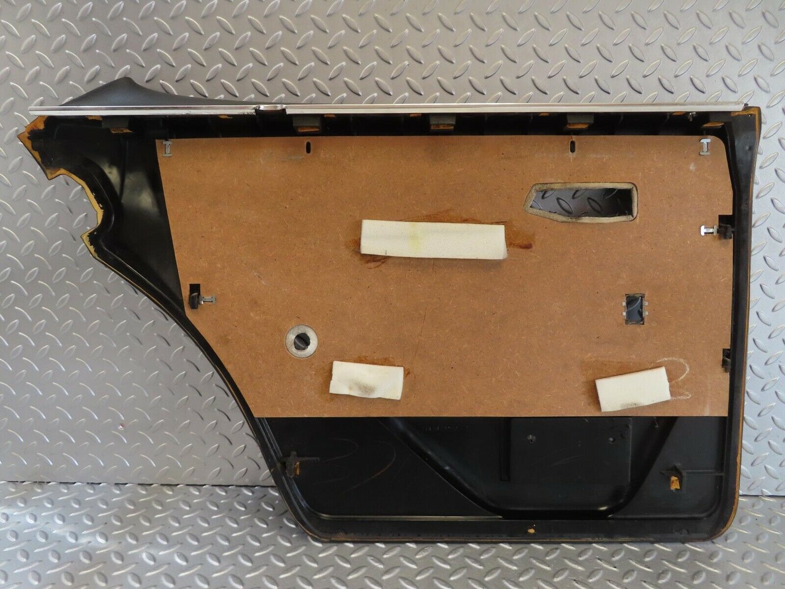 14248 Mercedes-Benz W116 350SE Rear Right Door Card Black 1167370270