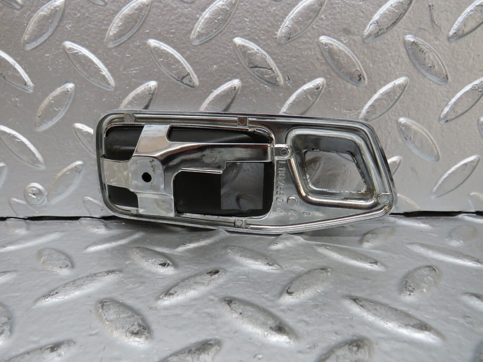 39376 Mercedes-Benz W123 280E Chrome Frame Door Handle Rear Left 1167660111