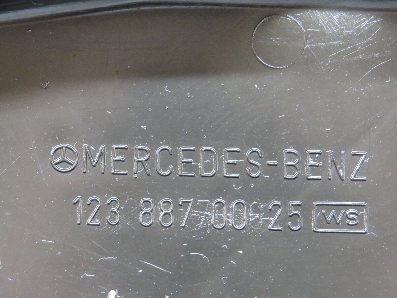 25552 Mercedes-Benz W123 200 Bonnet Lock Catch Cover 1238870025