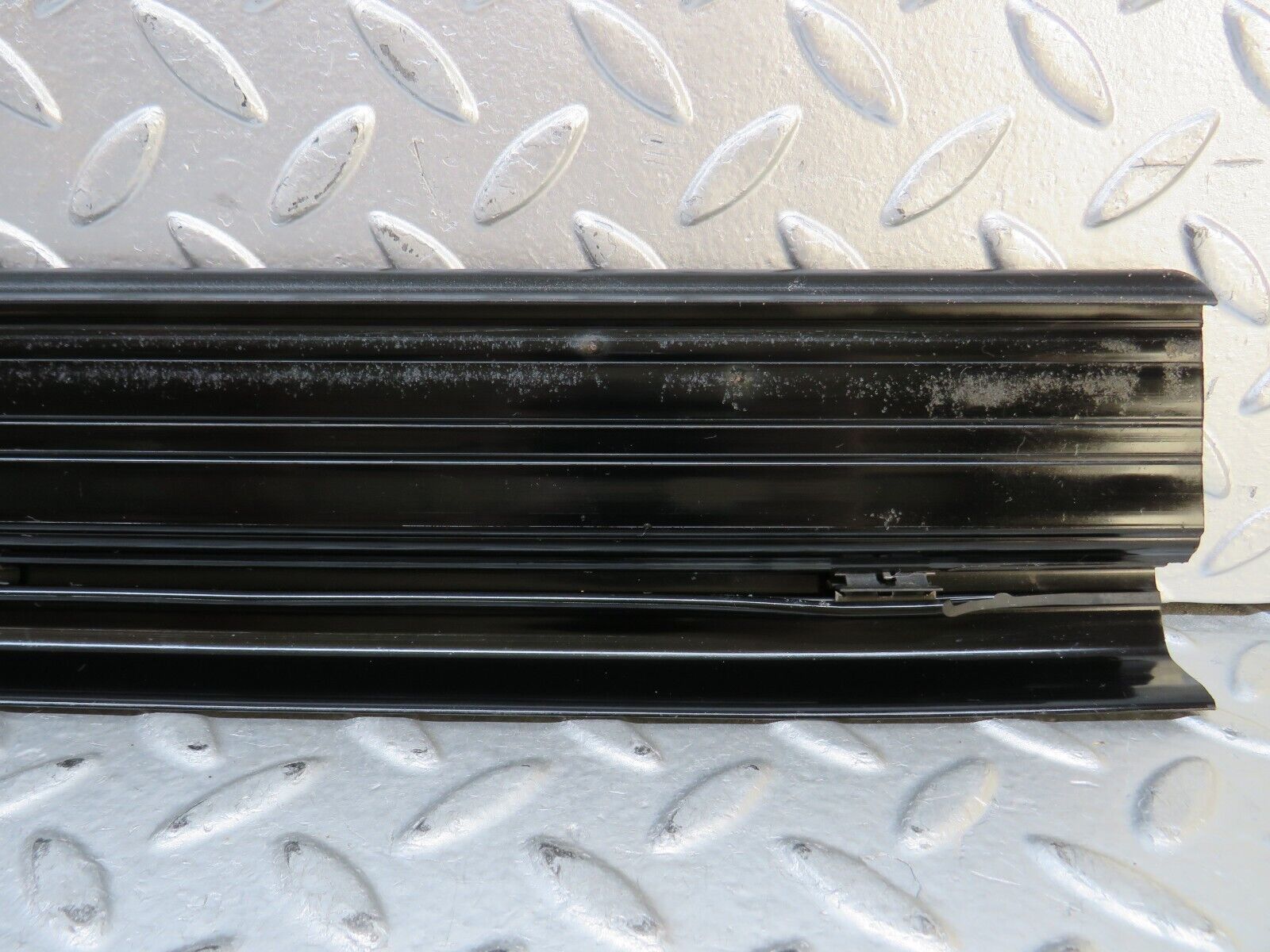 28252 Mercedes-Benz S123 240D Wagon Rear Left Door Sill Trim Black