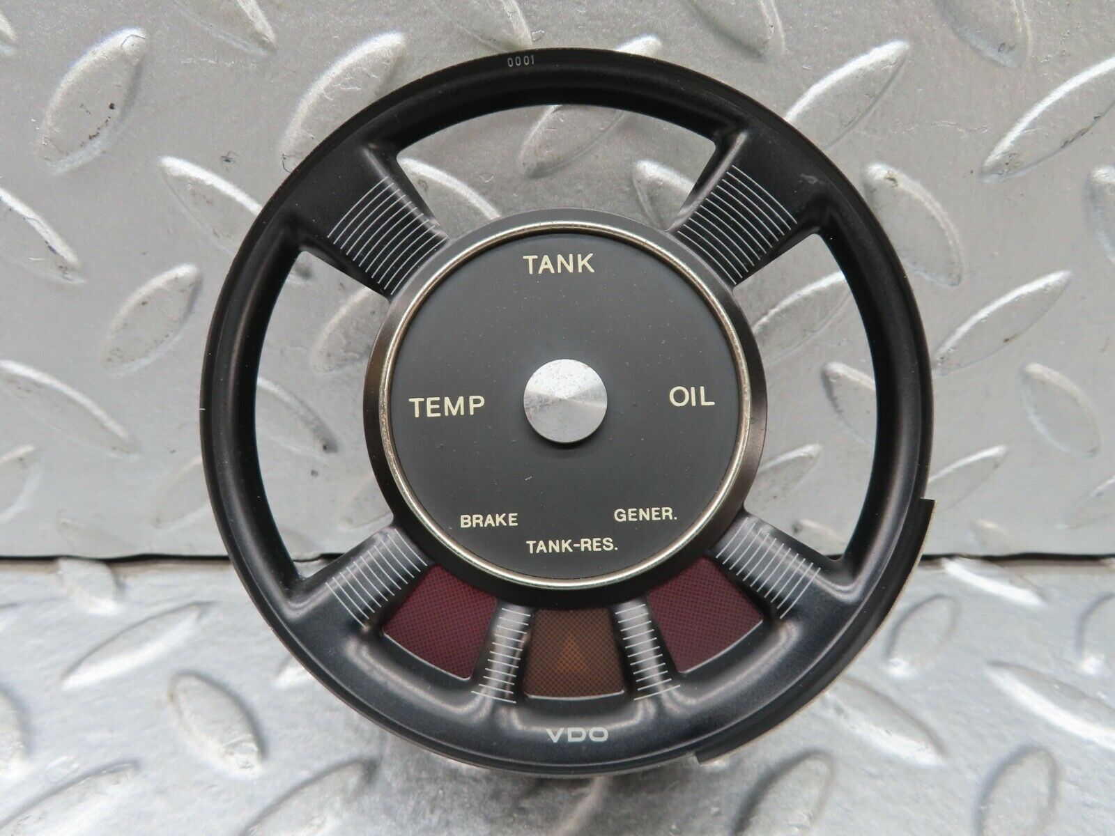 18333 Mercedes-Benz W115 Temperature Fuel Oil Gauge Instrument Surround