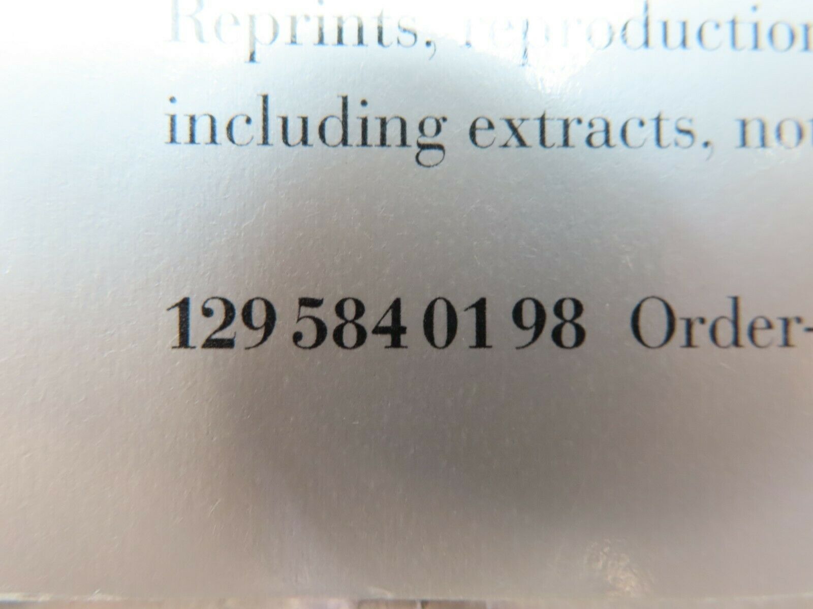 5624 Mercedes-Benz Touring Garantie Brochure 1295840198