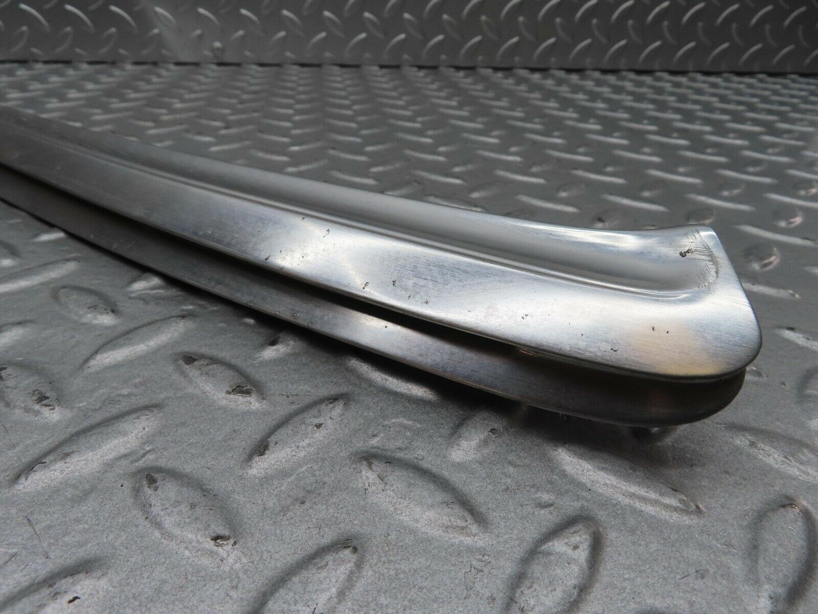 14316 Mercedes-Benz W116 350SE C Pillar Chrome Moulding Trim Right Side