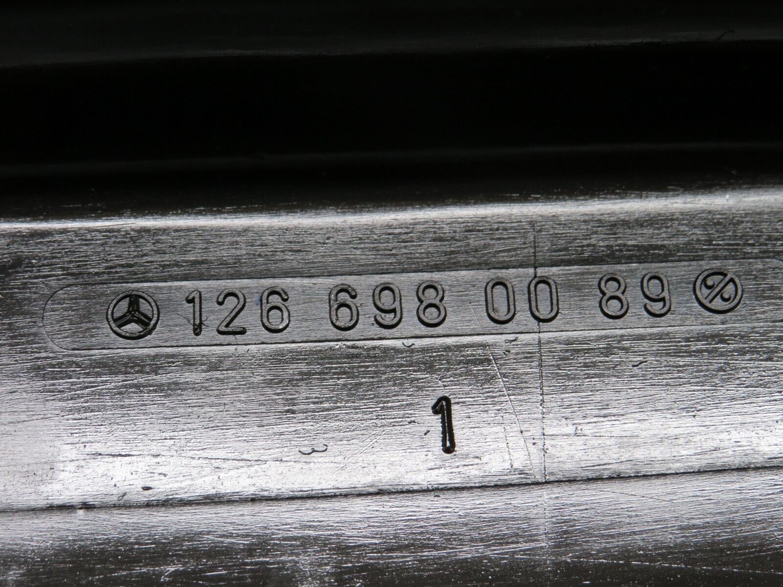 36925 Mercedes-Benz C126 420SEC Coupe Trunk Cover Trim 1266980089