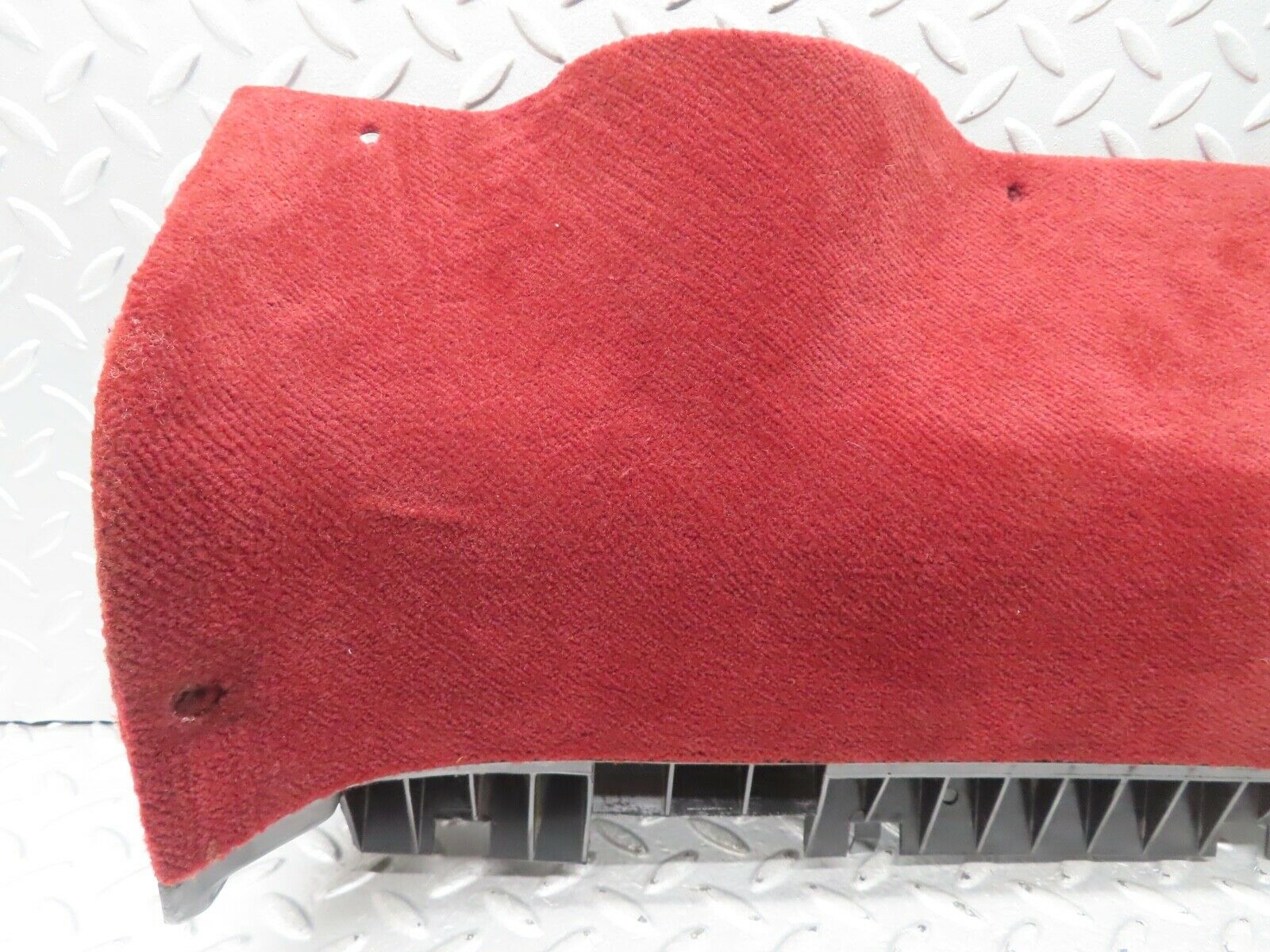 21501 Mercedes-Benz W126 300SE Under Dash Panel Right Burgundy Red 1268305244