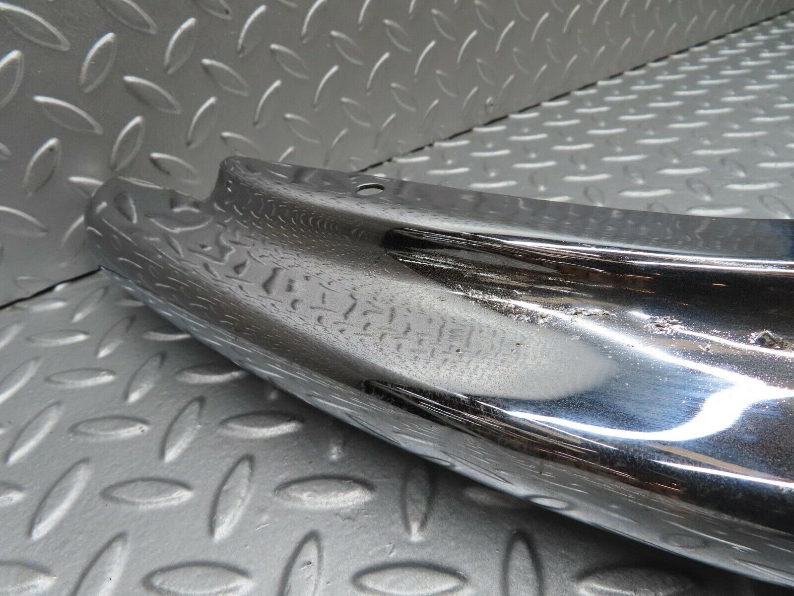 12964 Mercedes-Benz W111 220SE Front Left Upper Bumper Chrome