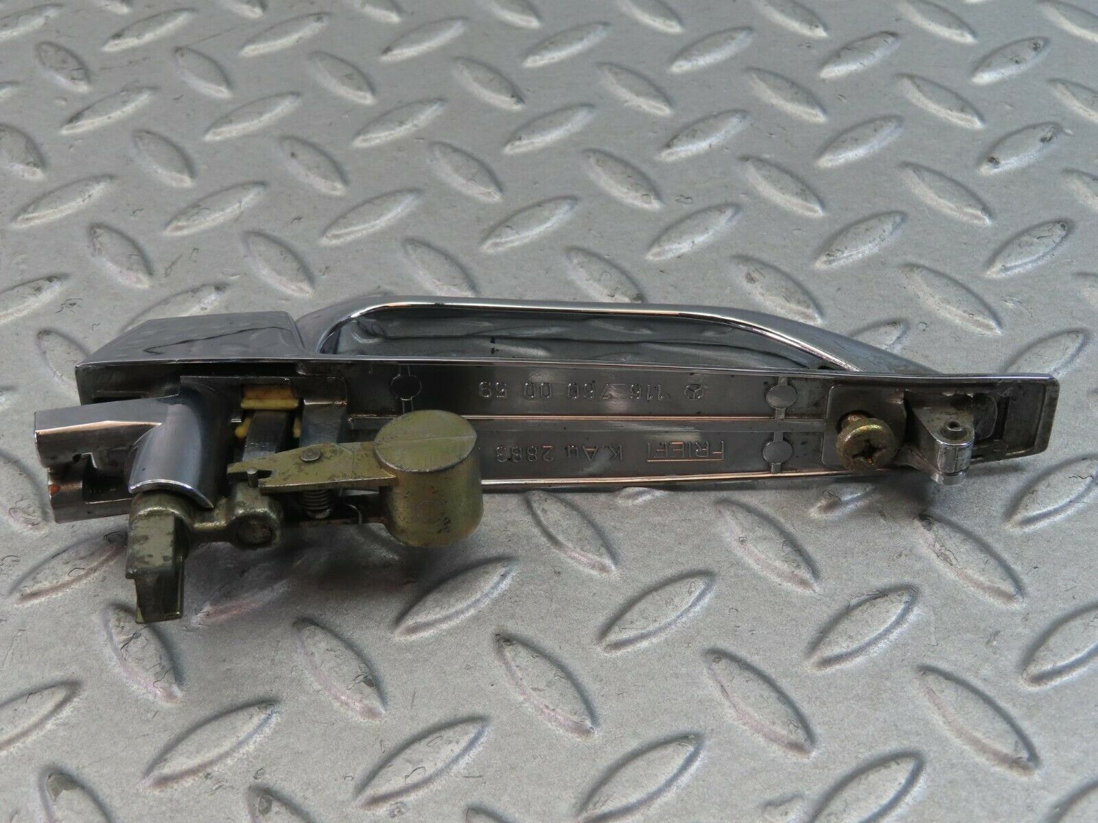 8745 Mercedes-Benz W116 Chrome Door Handle Rear Right 1167600059