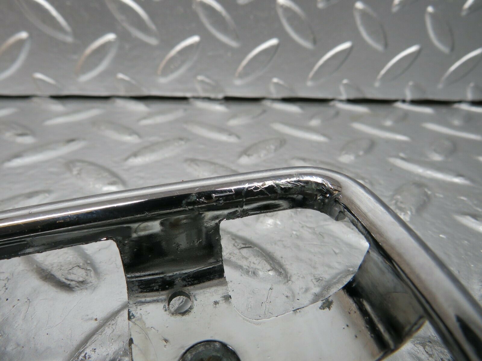 23964 Mercedes-Benz W123 280E Chrome Frame For Door Opener Right 1087660611