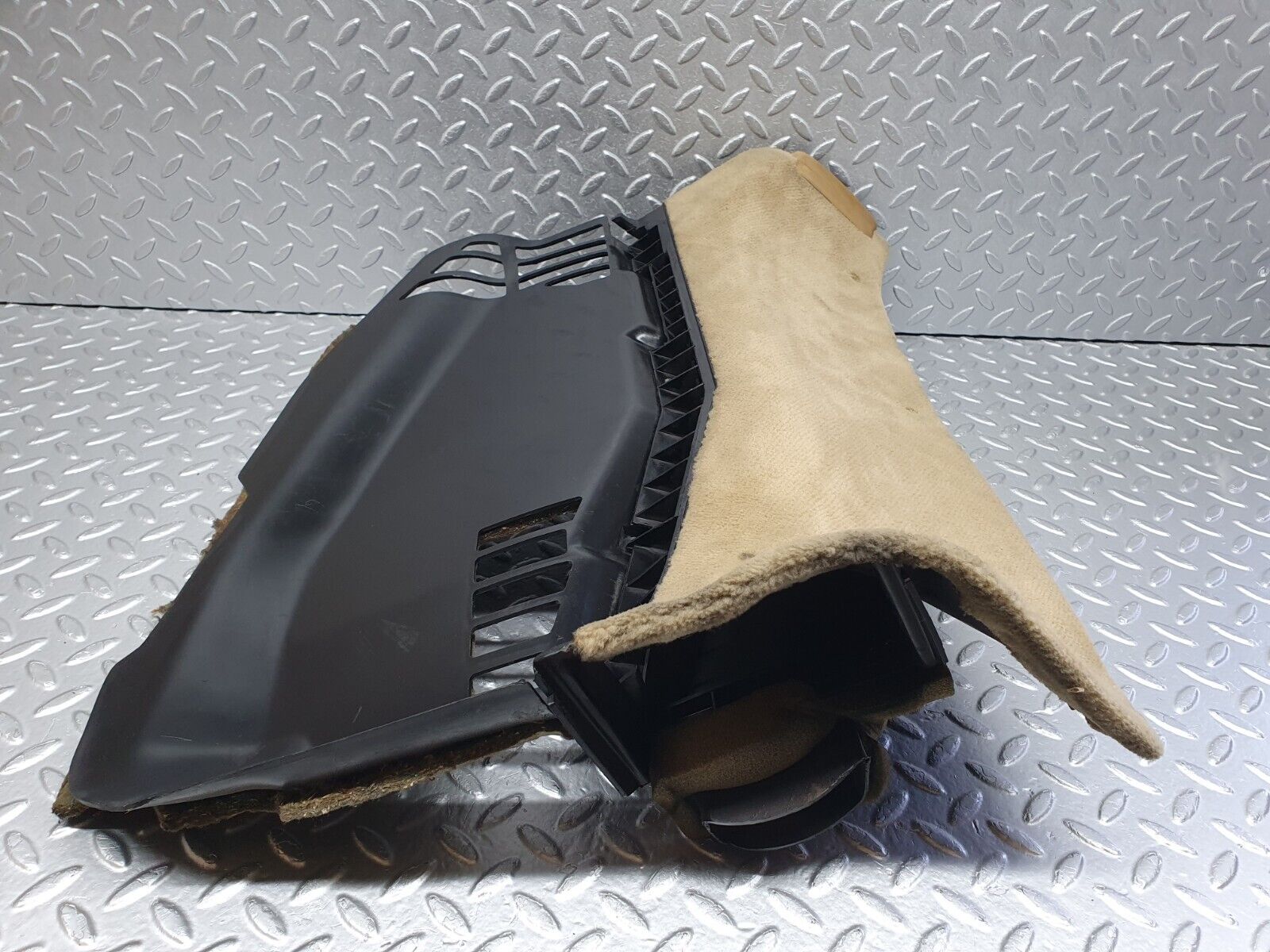 41055 Mercedes-Benz W126 300SE Under Dash Panel Left Beige 1268305344 1266801517 1268305144