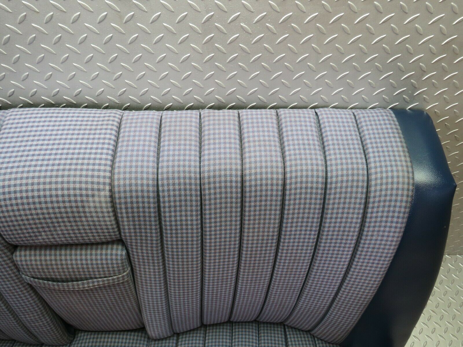 23276 Mercedes-Benz W116 350SE Rear Seat Half Leather Blue 1169240316