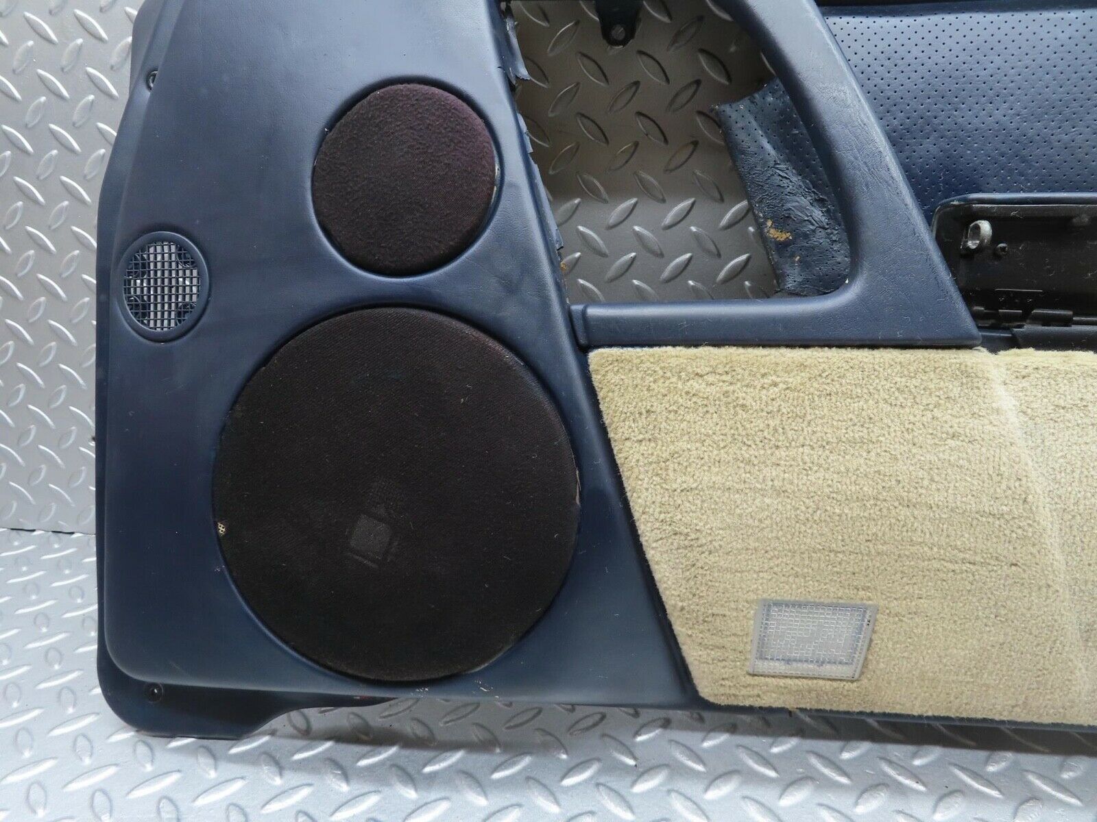 11869 Mercedes-Benz R129 300SL Coupe Right Door Card Blue