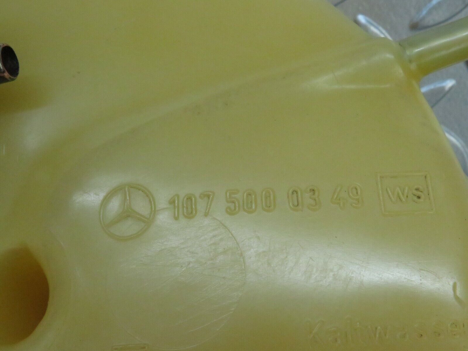 23725 Mercedes-Benz C107 450SLC Coupe Coolant Reservoir Tank 1075000349