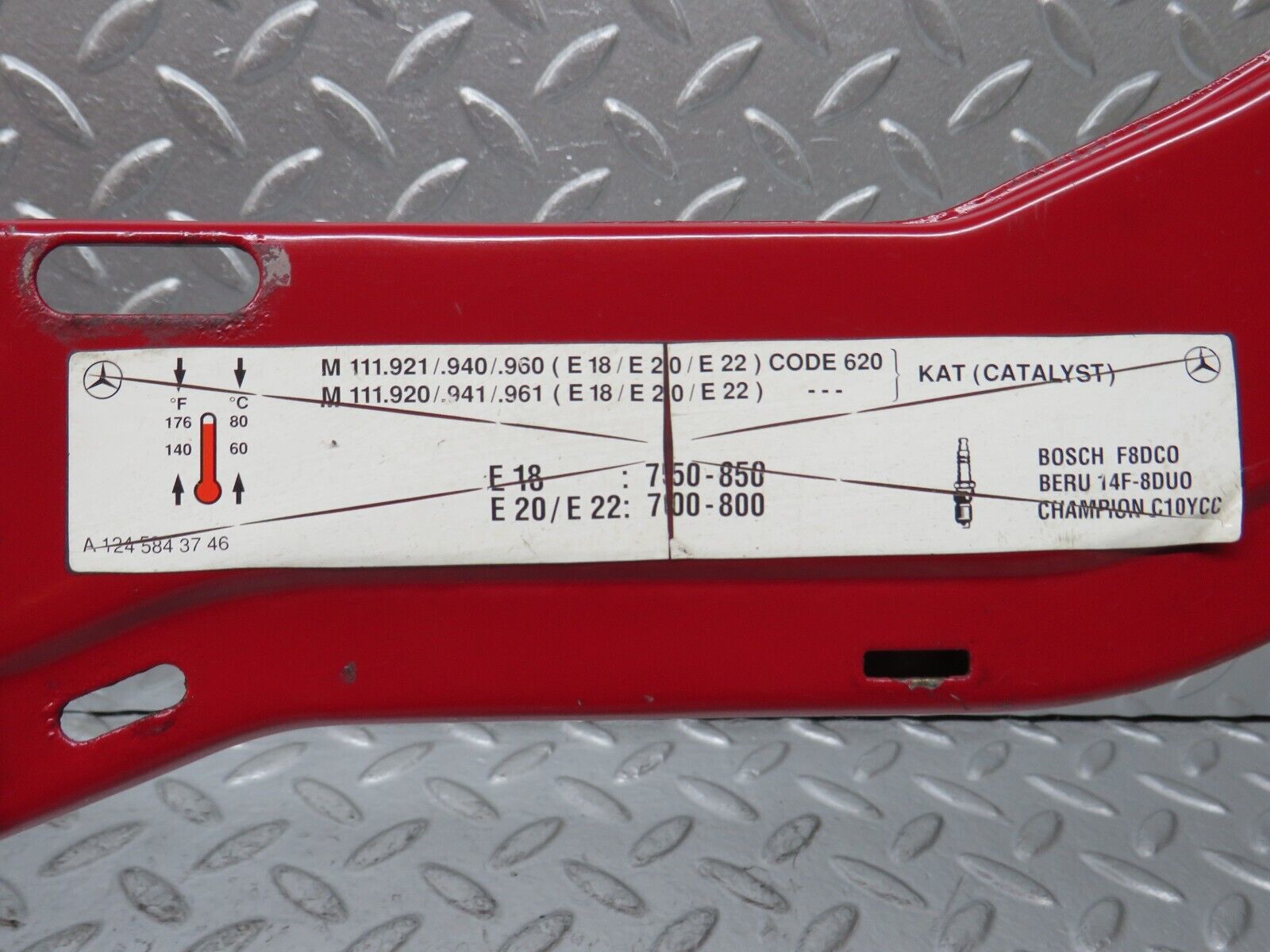 33345 Mercedes-Benz W202 C180 Bonnet Lock Carrier Panel