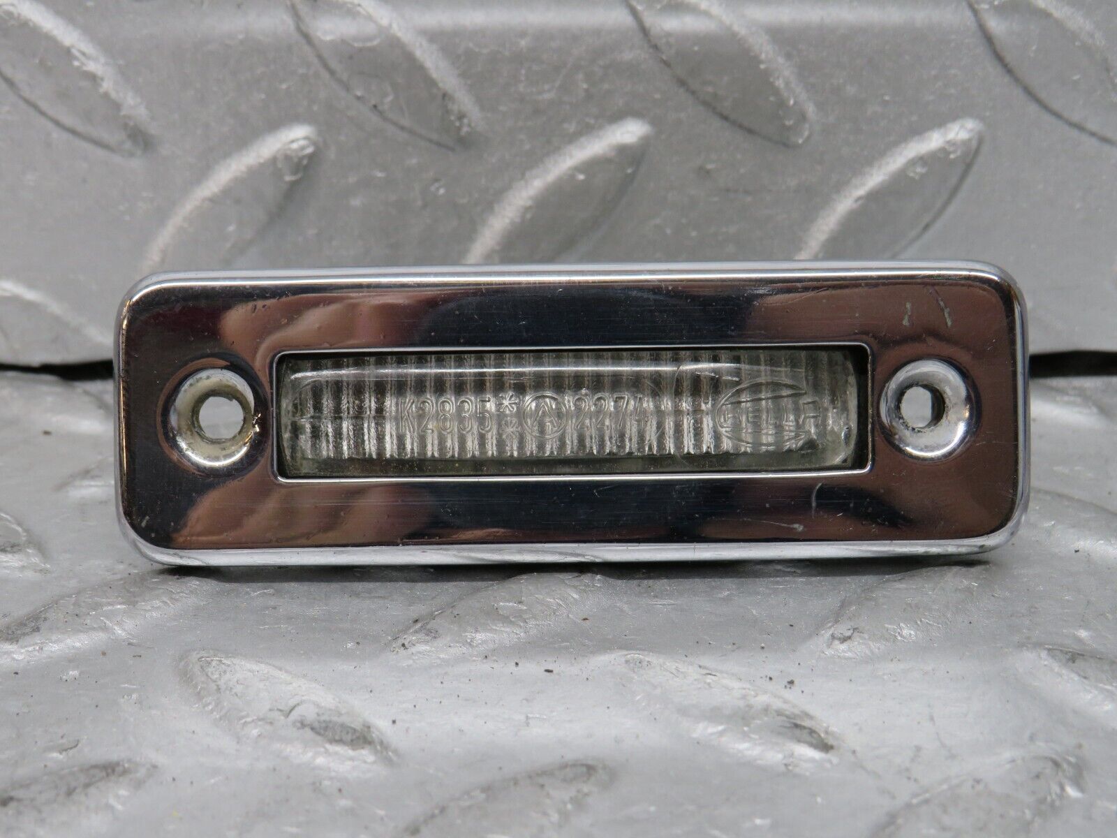 37343 Mercedes-Benz W109 300SEL number Plate Light Chrome Hella