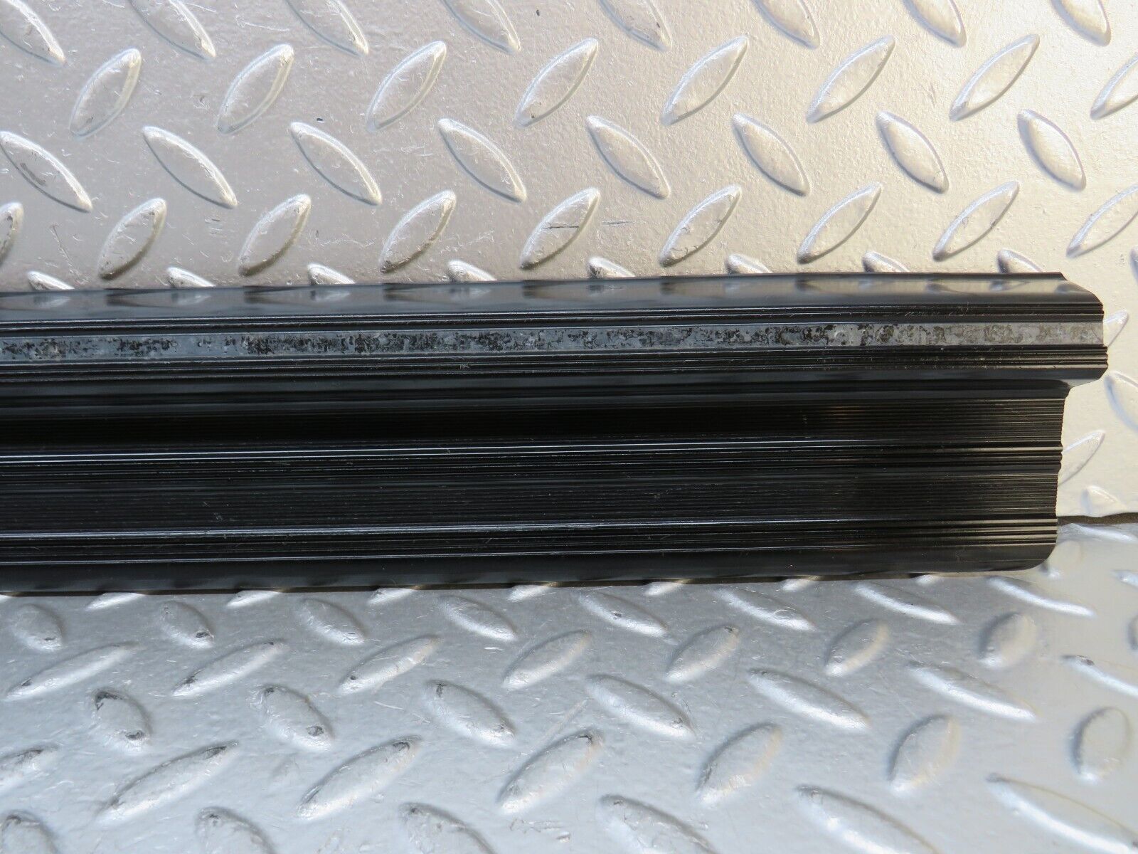 28249 Mercedes-Benz S123 240D Wagon Front Right Door Sill Trim Black