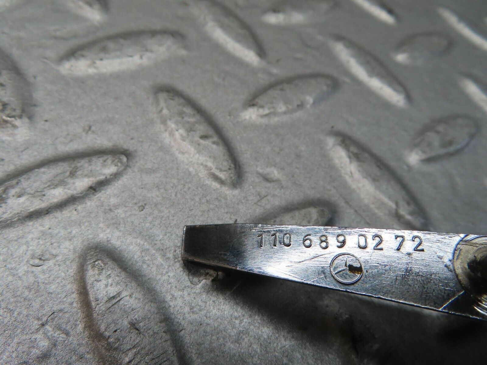 13287 Mercedes-Benz W111 220S Dashboard Chrome Trim Right Side 1106890272