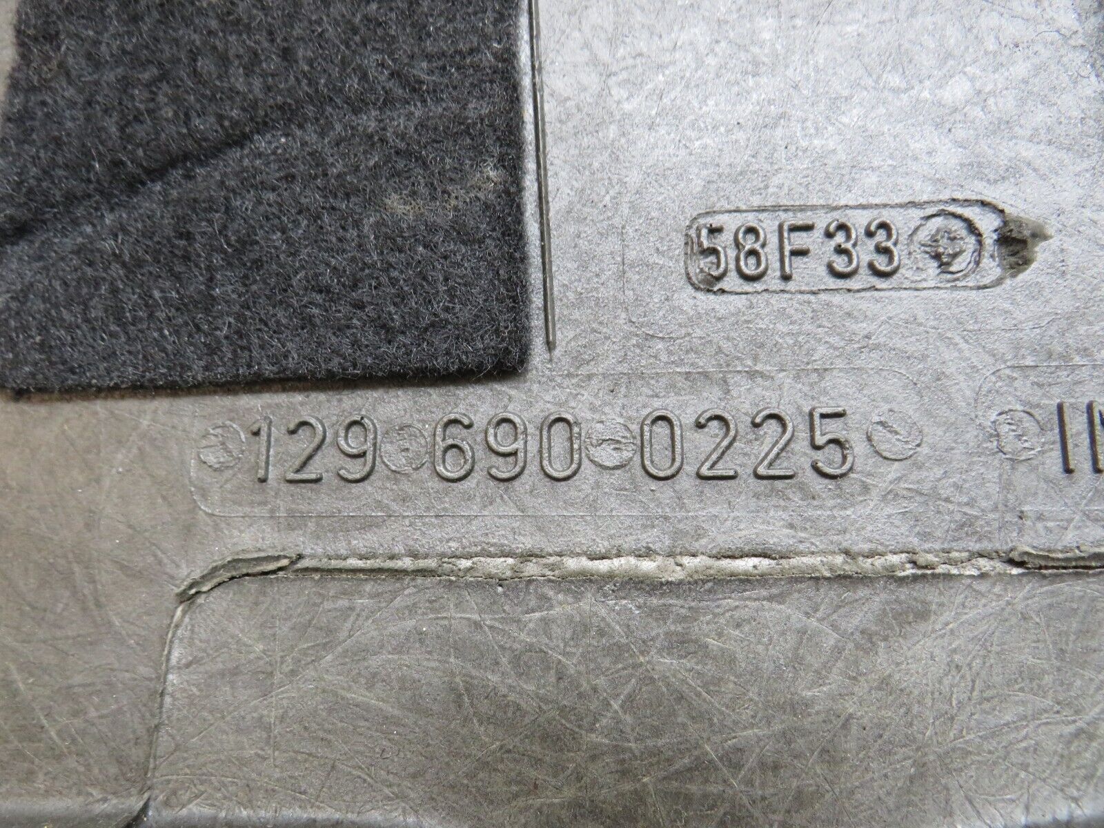 38303 Mercedes-Benz R129 280SL Coupe Roof Headlining Panel 2x Beige 1296900225