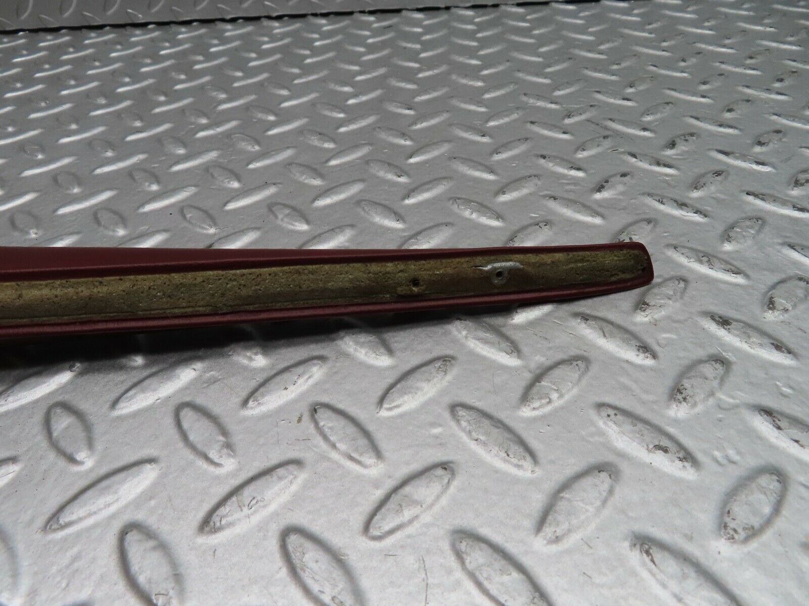 21424 Mercedes-Benz W126 300SE Rear Left Door Interior Trim Burgundy Red