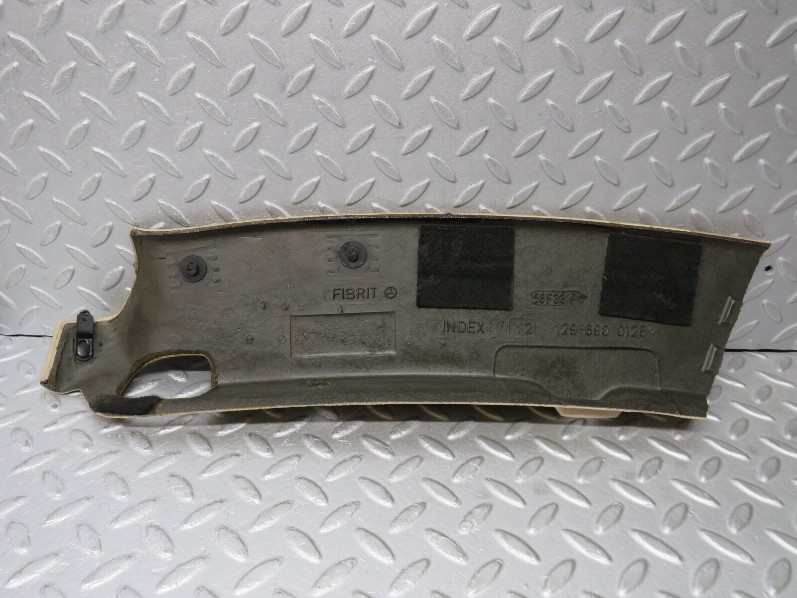 38303 Mercedes-Benz R129 280SL Coupe Roof Headlining Panel 2x Beige 1296900225