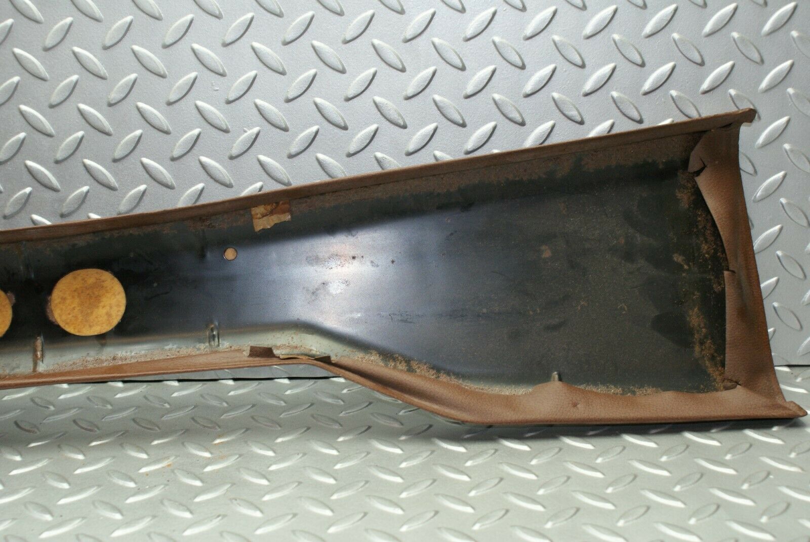 2697 Mercedes-Benz W116 350SE B Pillar Cover Right Side Brown