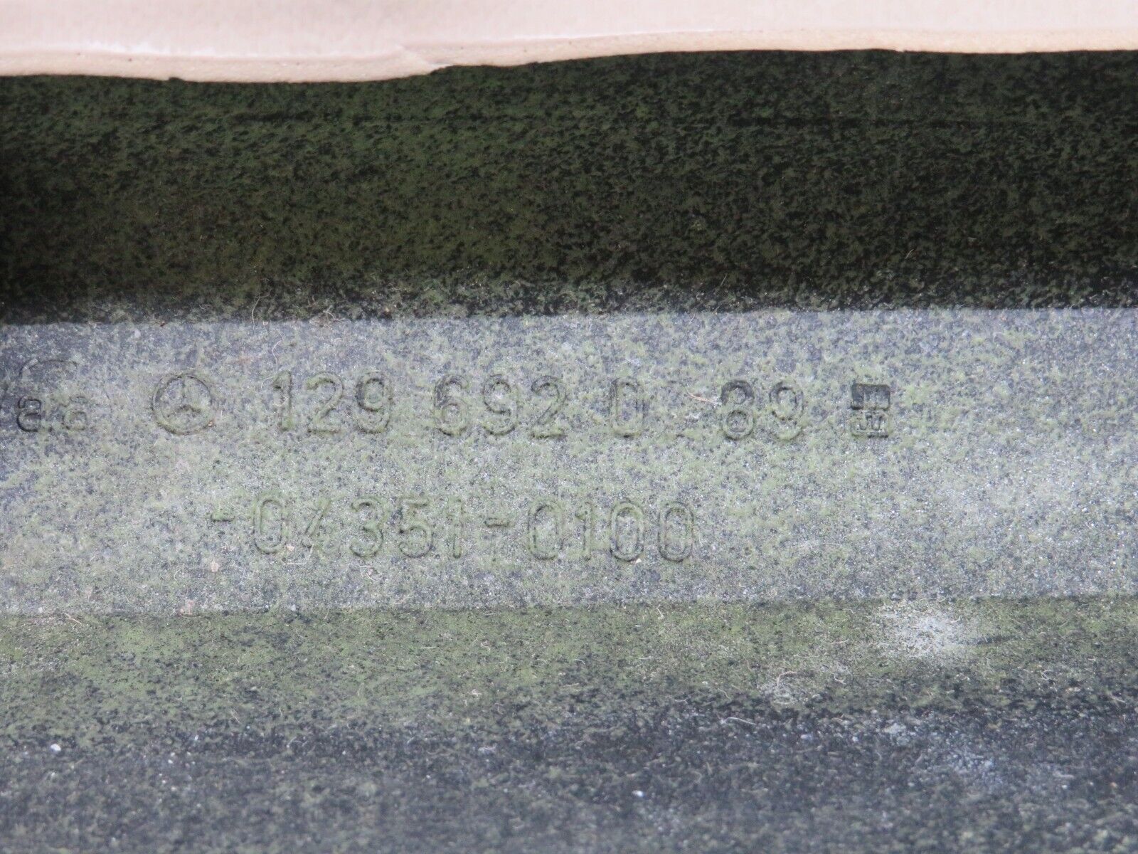 38301 Mercedes-Benz R129 280SL Coupe A Pillar Cover Right Side Beige 1296920289