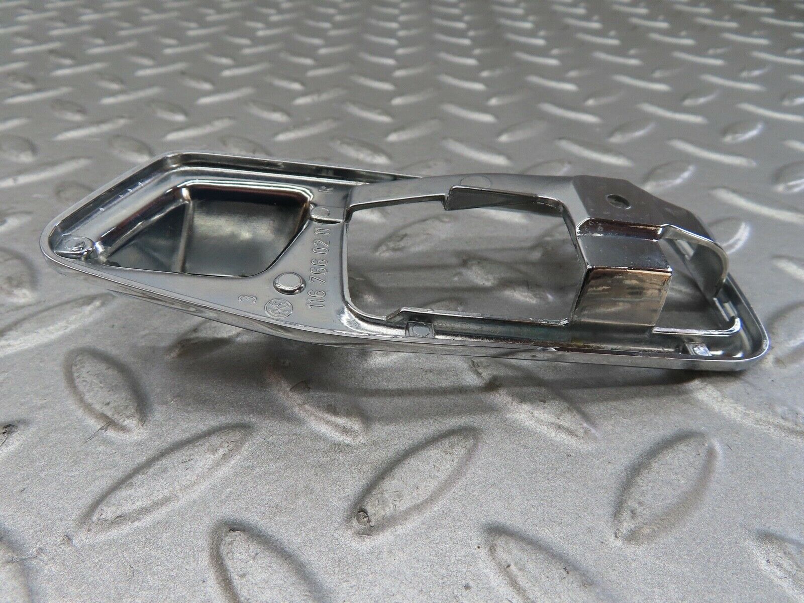 17572 Mercedes-Benz W116 450SEL Chrome Frame For Door Opener Rear Right