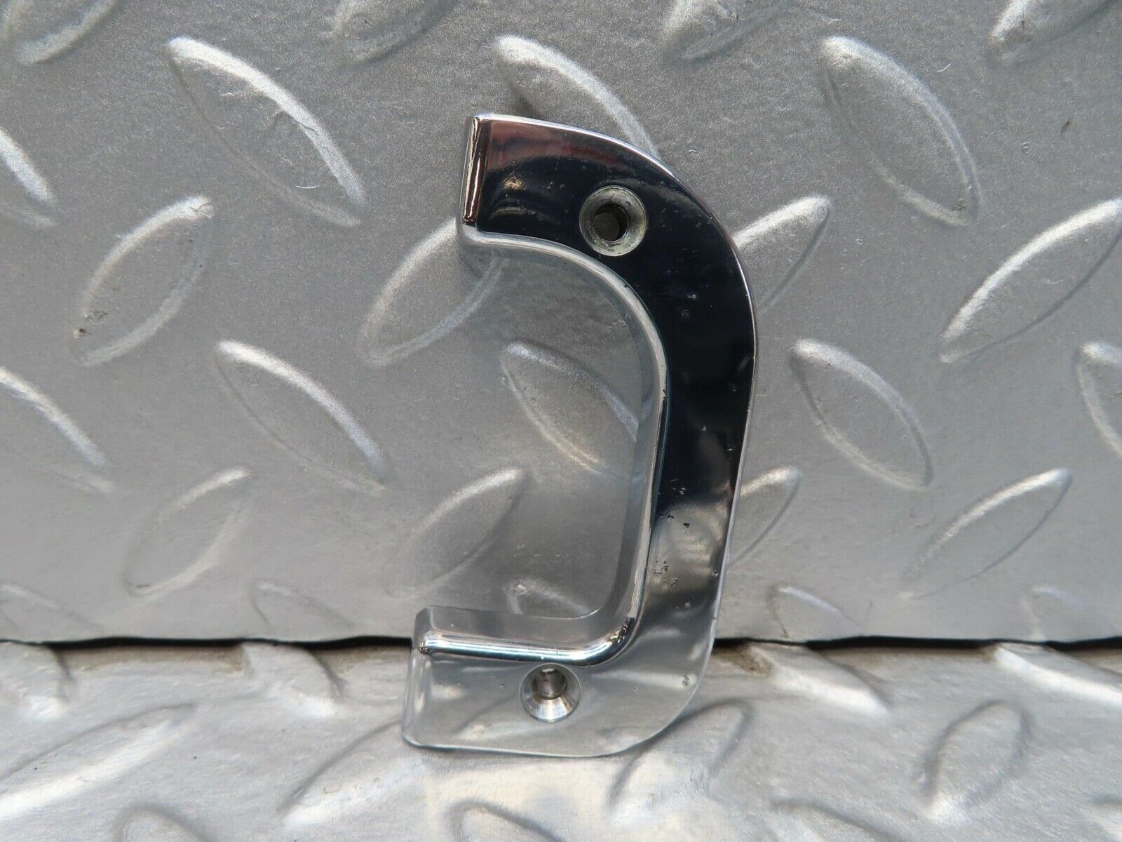 16039 Mercedes-Benz W123 280E Left Interior Chrome Door Latch Trim 1237230124