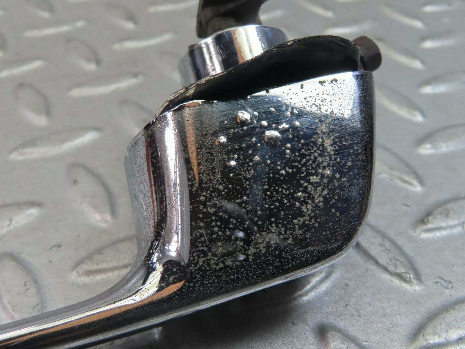 8789 Mercedes-Benz W108 Chrome Door Handle Front Left No Key 1087661301