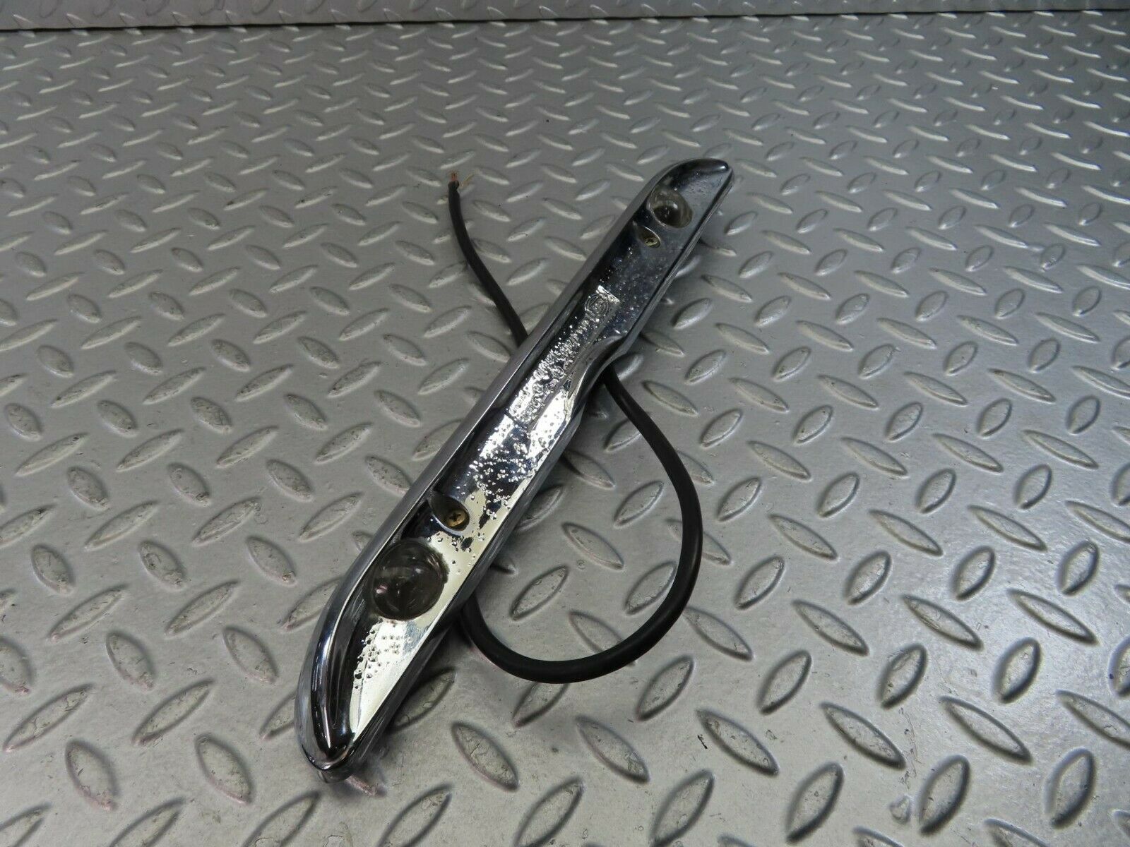 9044 Mercedes-Benz W108 number Plate Light Trunk Lid Chrome