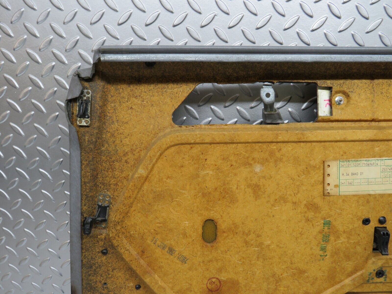 30243 Mercedes-Benz W124 230E Rear Left Door Card Grey 1247370970