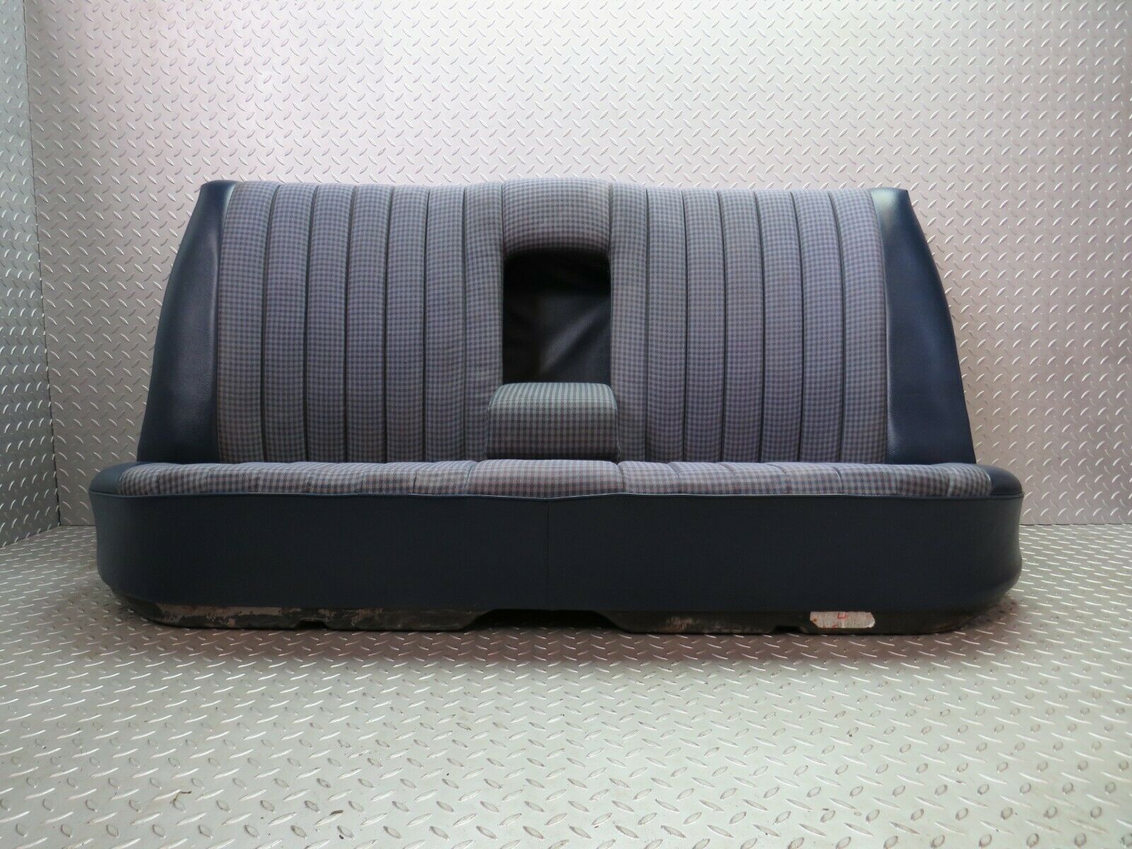 23276 Mercedes-Benz W116 350SE Rear Seat Half Leather Blue 1169240316