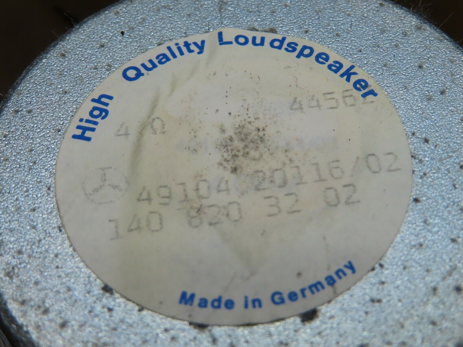 19354 Mercedes-Benz C140 CL420 Coupe Rear Speaker 1408203202