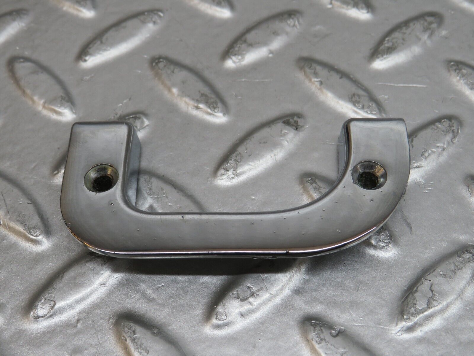 29684 Mercedes-Benz W123 230E Left Interior Chrome Door Latch Trim 1237230124