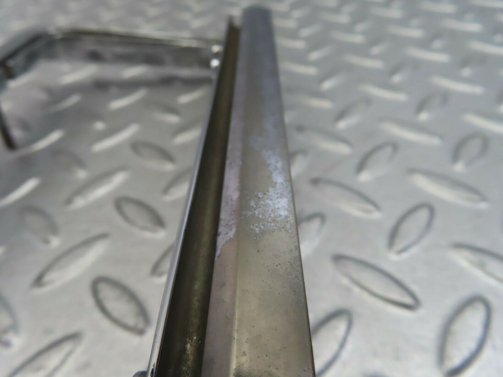 8514 Mercedes-Benz W115 Tail Light Chrome Frame Right