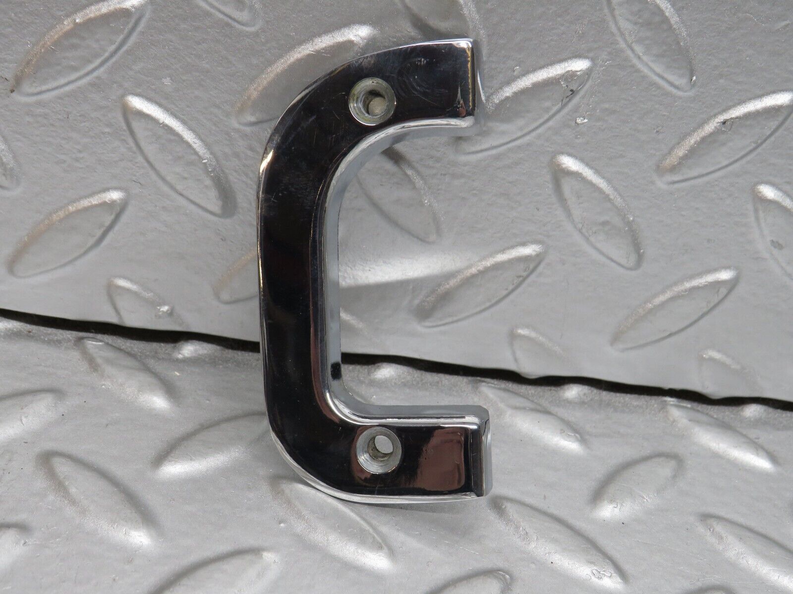 32180 Mercedes-Benz W123 230E Right Interior Chrome Door Latch Trim 1237230224