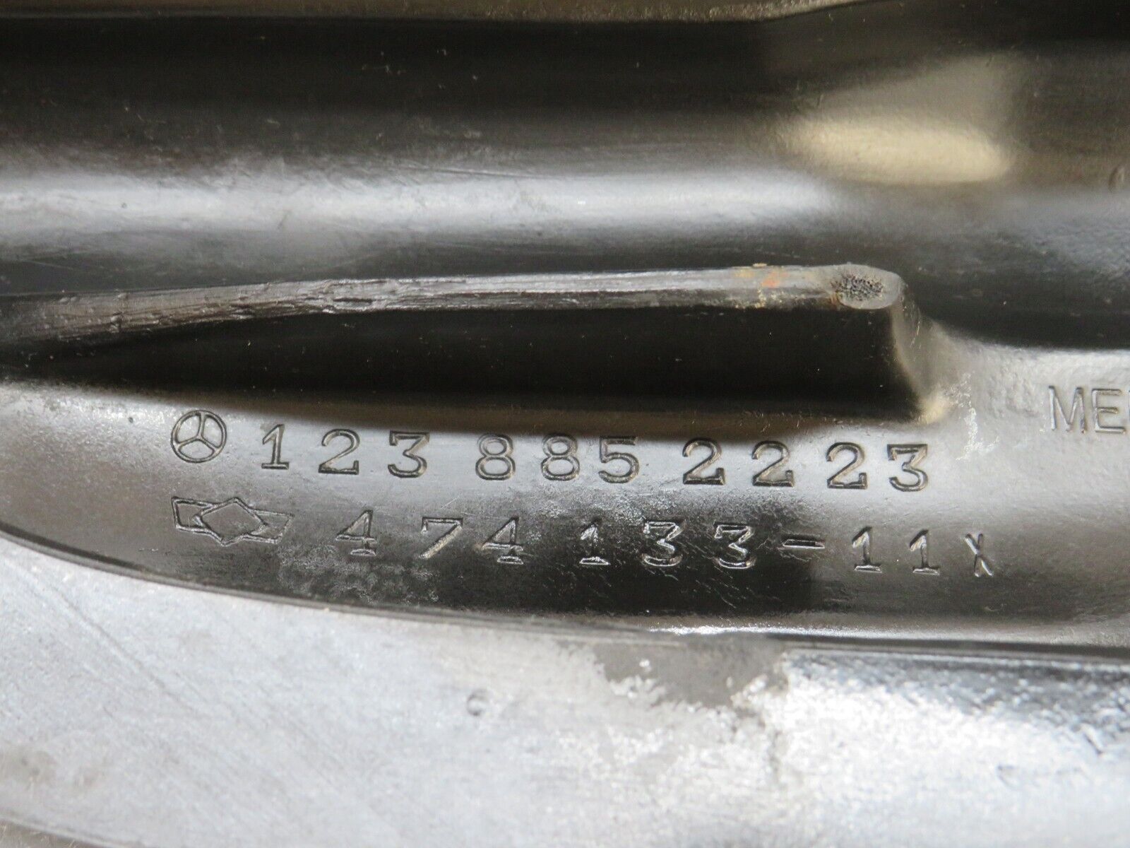 27046 Mercedes-Benz W123 280E Rear Right Bumper Rubber 1238852223