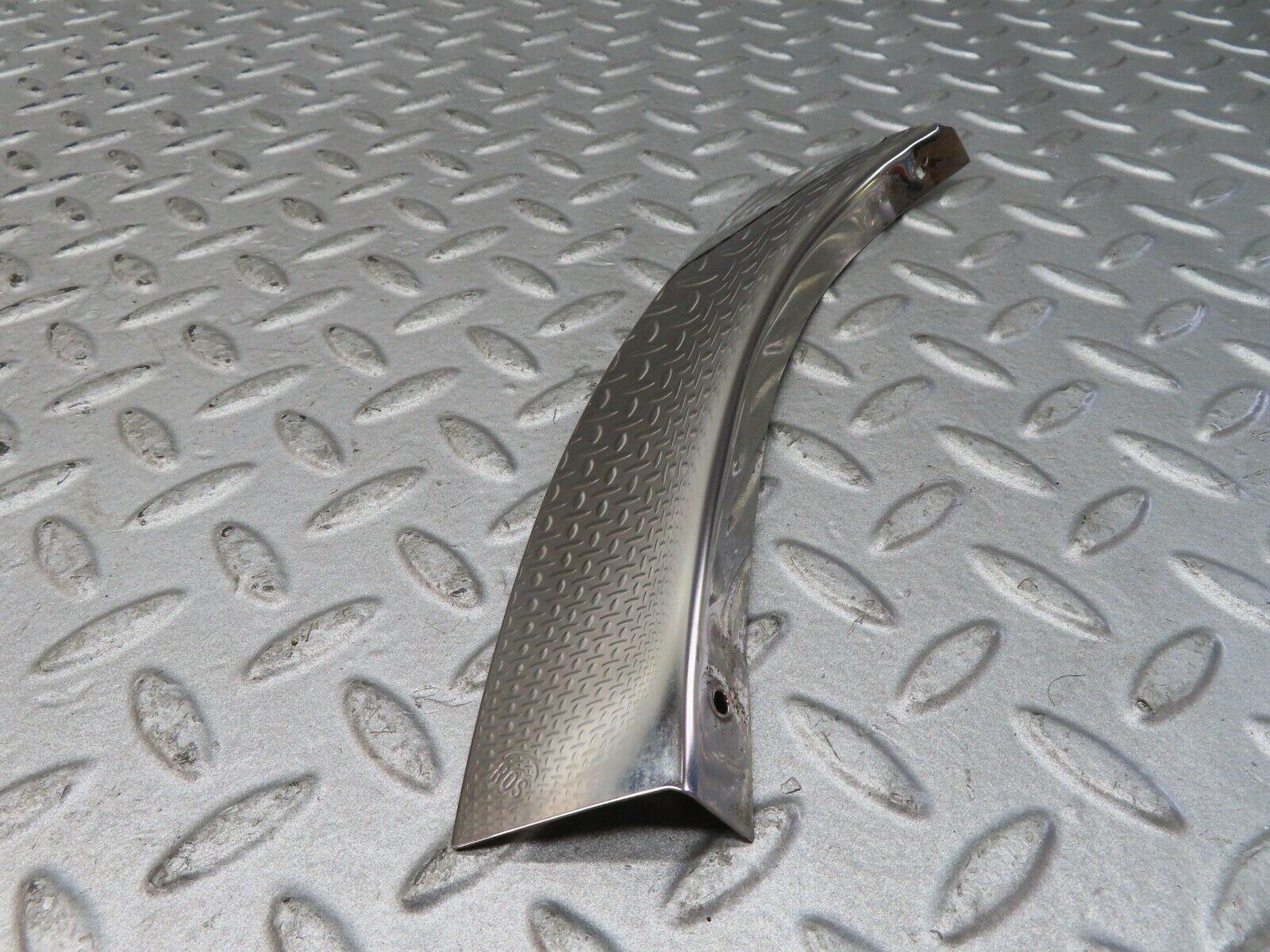 17681 Mercedes-Benz W116 450SEL Rear Left Wheel Arch Lower Chrome Trim