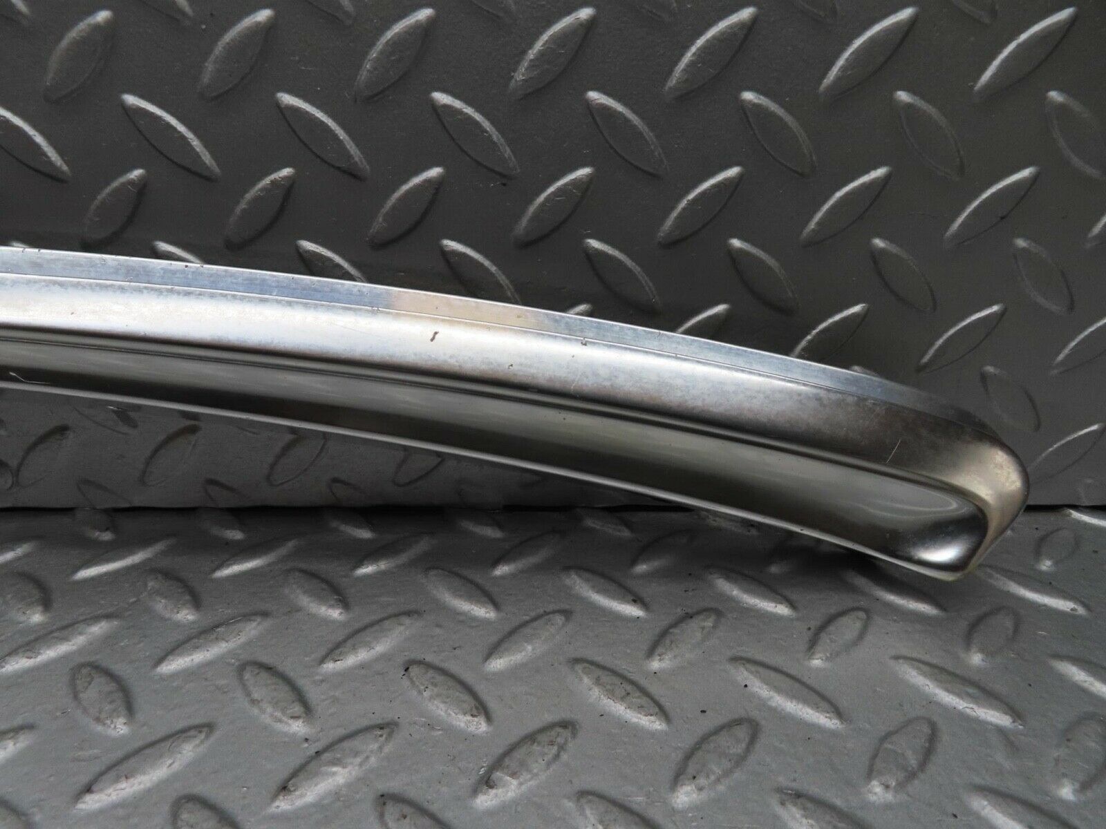 14317 Mercedes-Benz W116 350SE C Pillar Chrome Moulding Trim Left Side