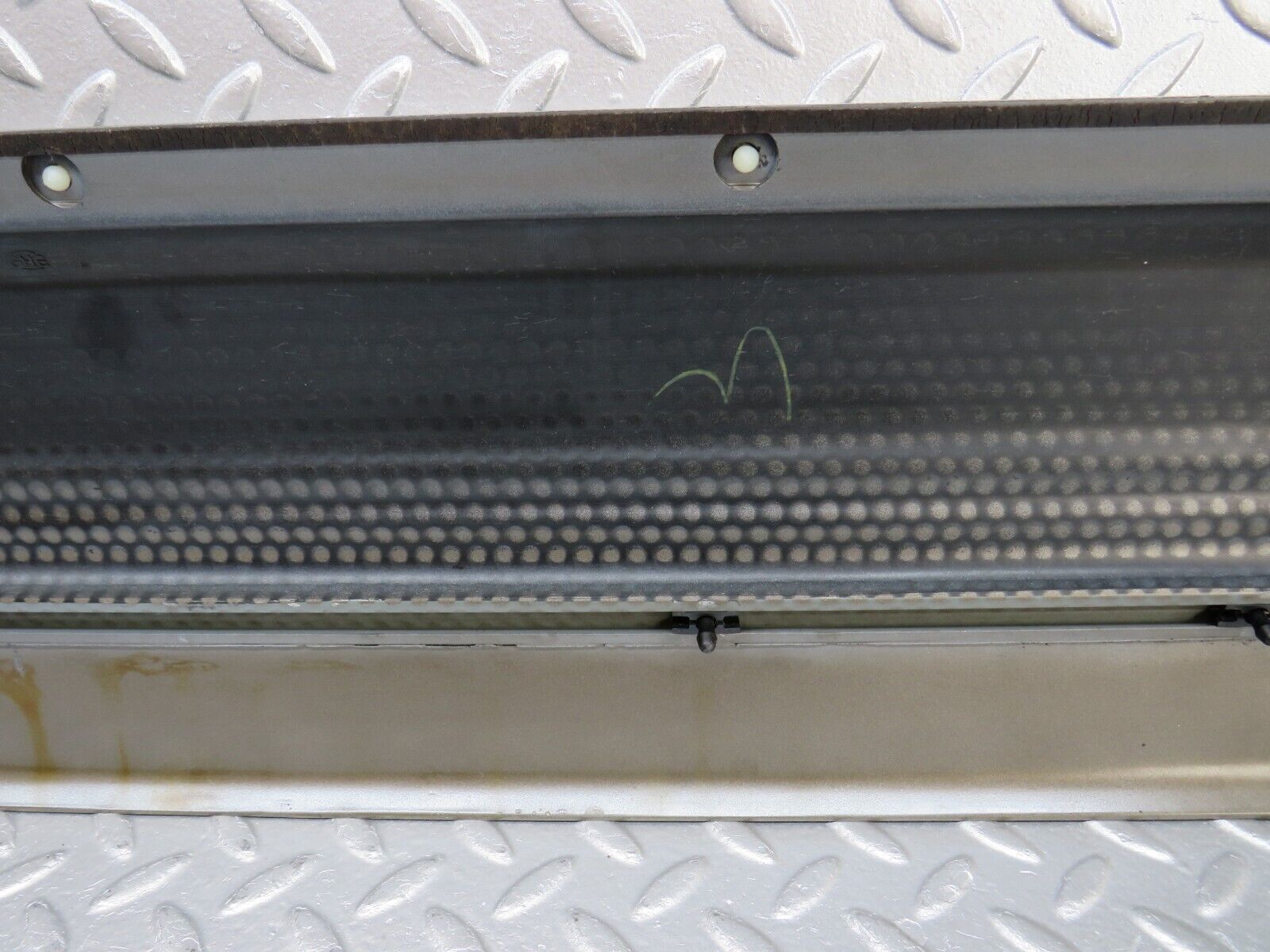 34267 Mercedes-Benz C126 380SEC Coupe Left Door Lower Moulding Trim 1266901140