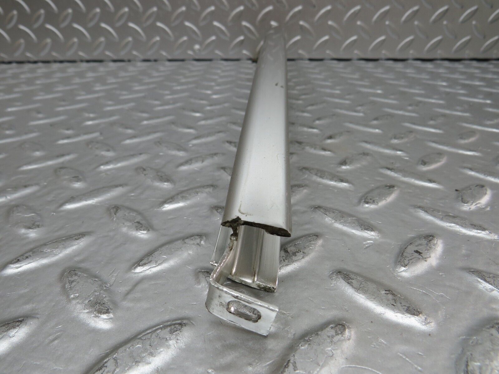 26785 Mercedes-Benz W123 240D Rear Left Chrome Window Channel